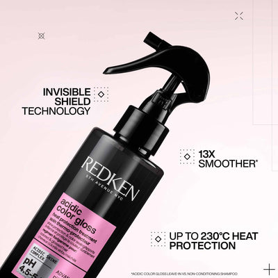 Redken Acidic Color Gloss Gift Set for Color-Treated Hair with Complimentary Shampoo