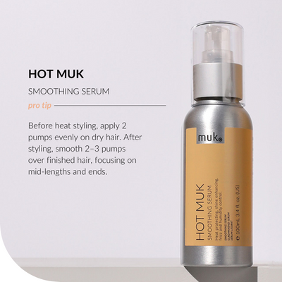 MUK Hot Muk Smoothing Serum - Frizz Control Hair Treatment 100ml