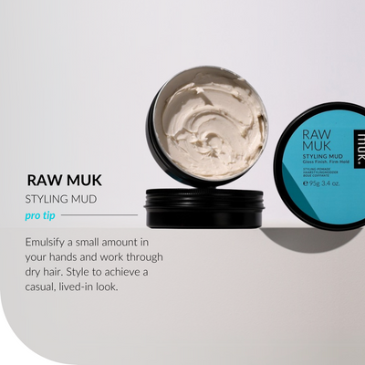MUK Raw Muk Styling Mud - Flexible Hold Hair Mud 95g