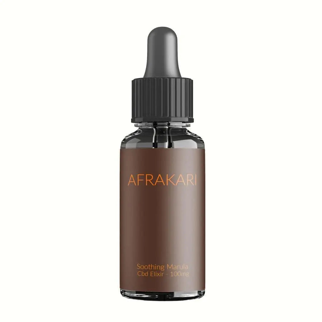 Afrakari Soothing Marula Skin Elixir with CBD - 30ml for soothing and calming skin