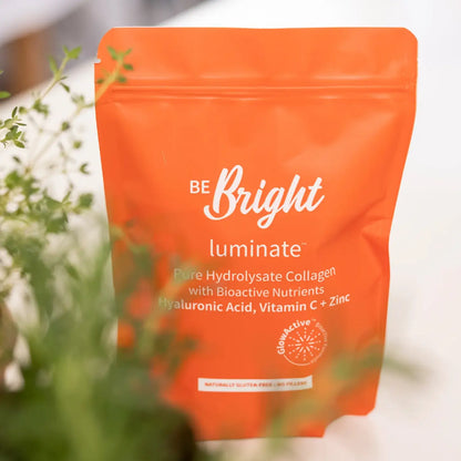 Be Bright Luminate Collagen Powder Refill 350g offers advanced skincare for youthful, smooth, and radiant skin.