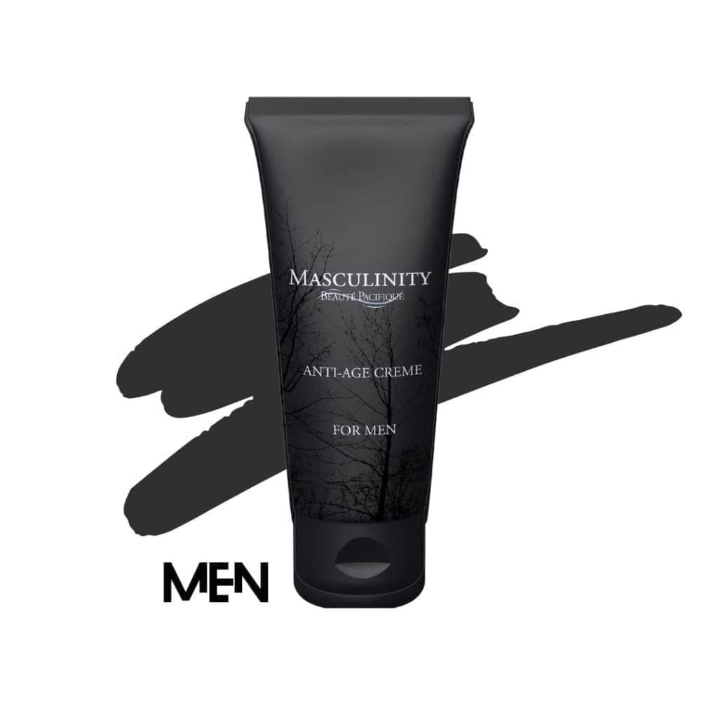 Black tube of Masculinity Anti-Age Creme 100ml for deep skin cell regeneration