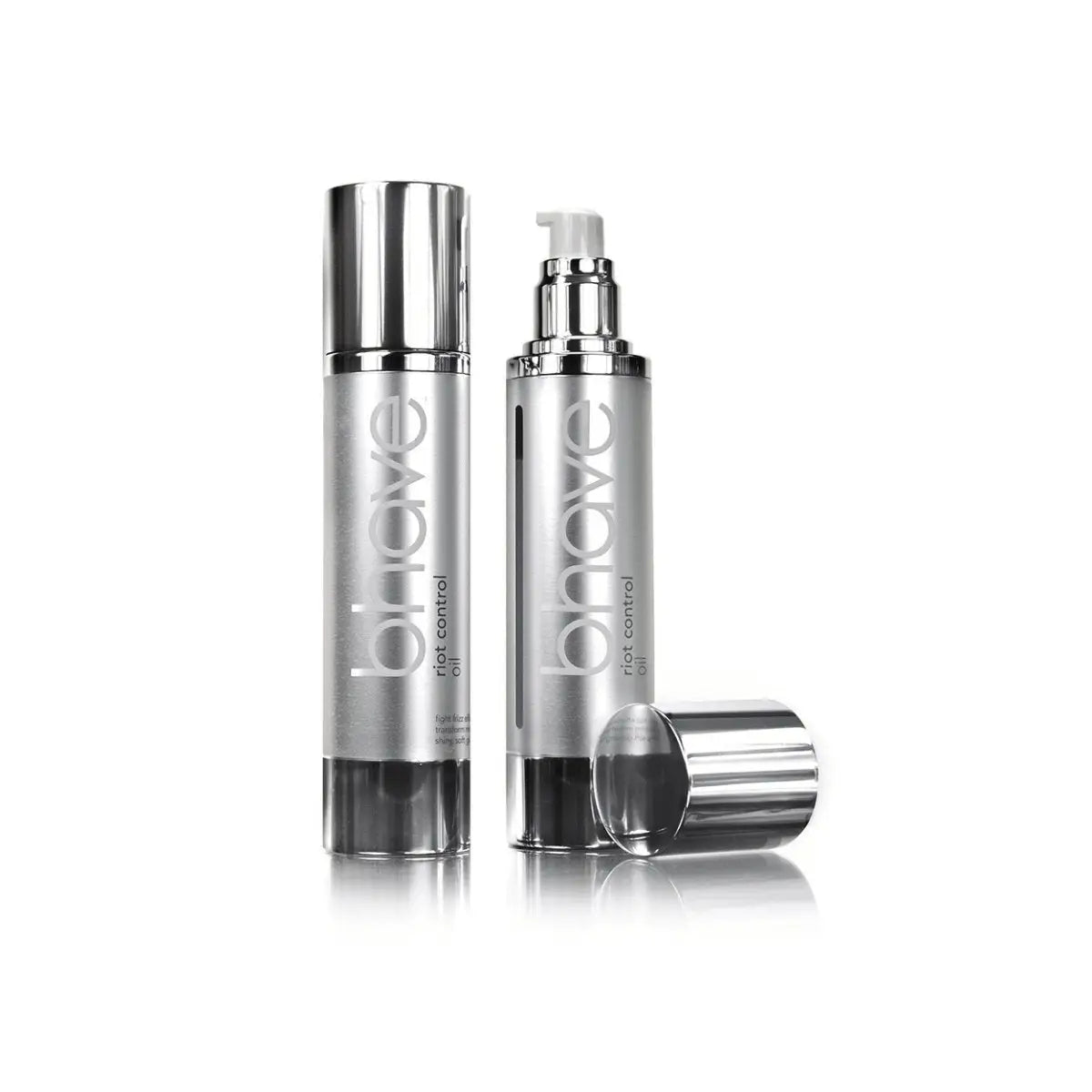 Bhave Riot Control Oil 100ml bottles side by side, high-quality hair product