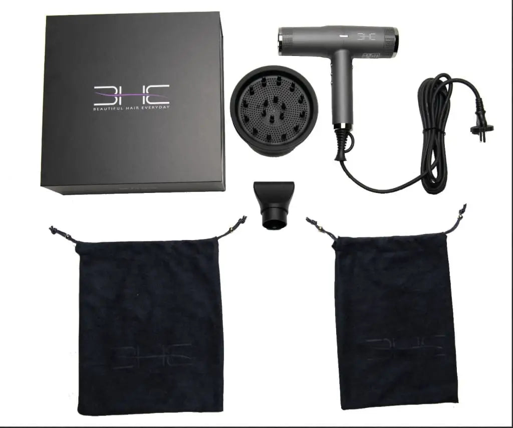 BHE AIR HairDryer with Diffuser - Lightweight Professional Results - Shampoo