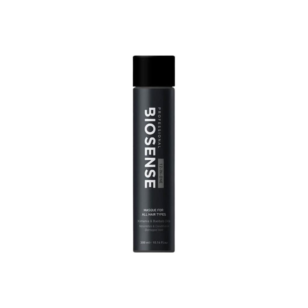 Biosense 12-in-1 Hair Treatment Masque 300ml with a bottle of pure deodorant spray