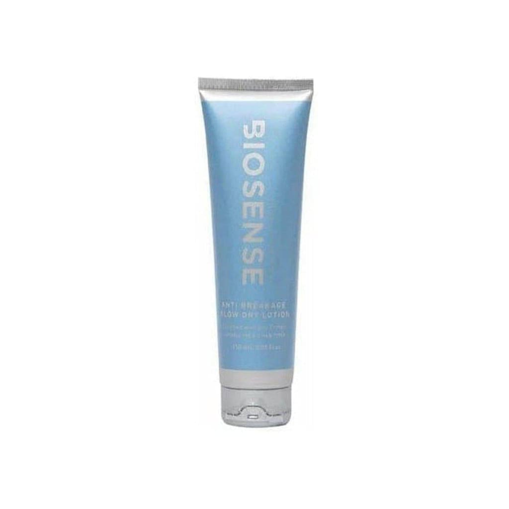 Biosense Anti Breakage Blow Dry Cream 150ml with blue toothpaste-like texture