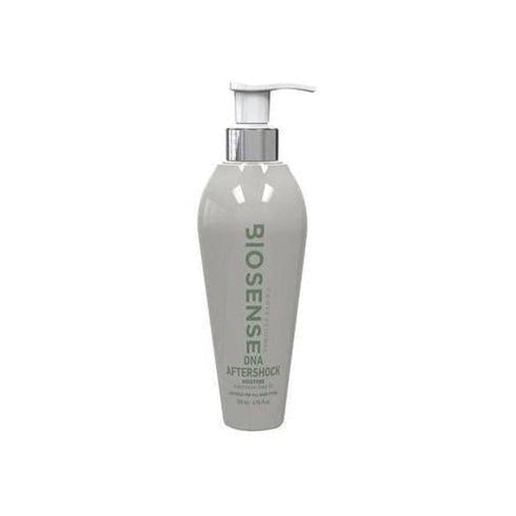 Pump bottle of Biosense DNA Aftershock Moisture Nio 200ml - seals split ends effectively