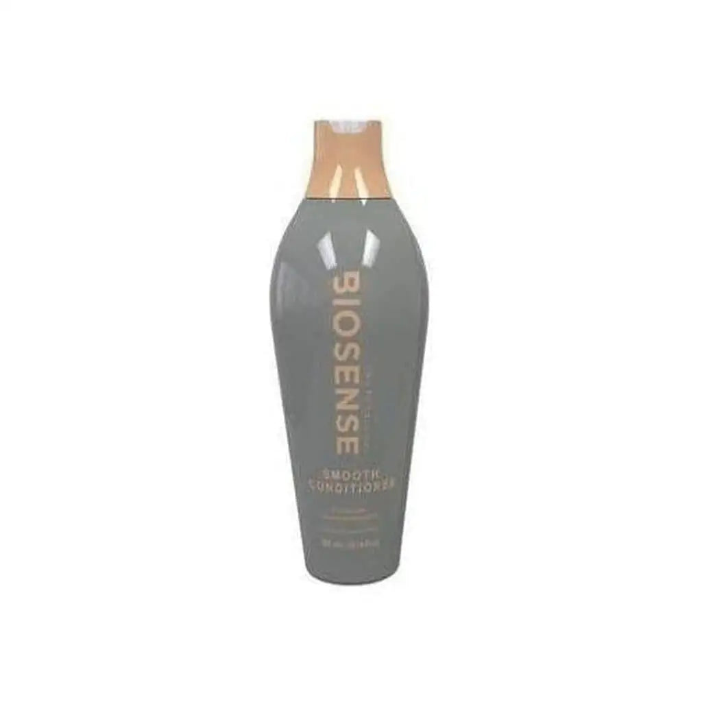 Bottle of Rose Champagne next to Biosense Smooth Conditioner 300ml Antibacterial & Smoothing