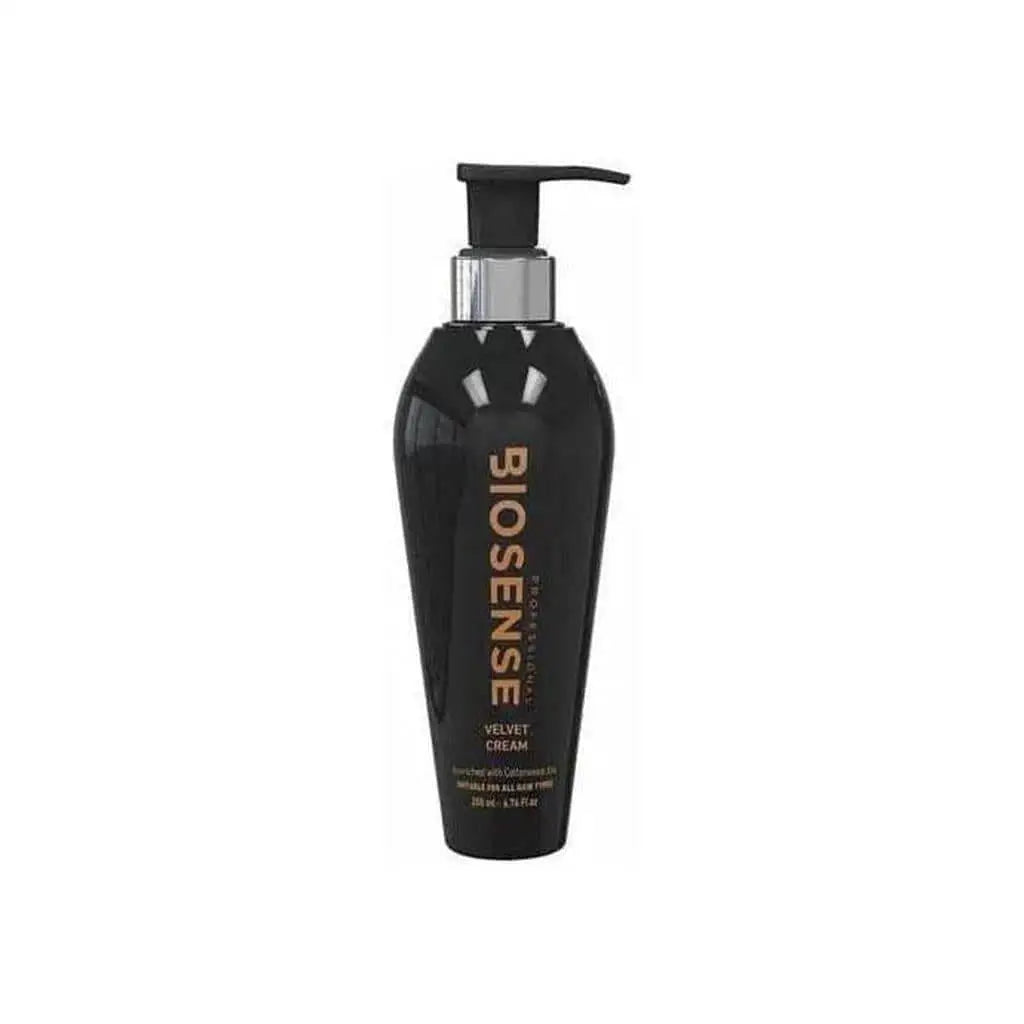 Biosense Velvet Cream 200ml next to Biosense Body Wash 250ml for Moisturize & Protect