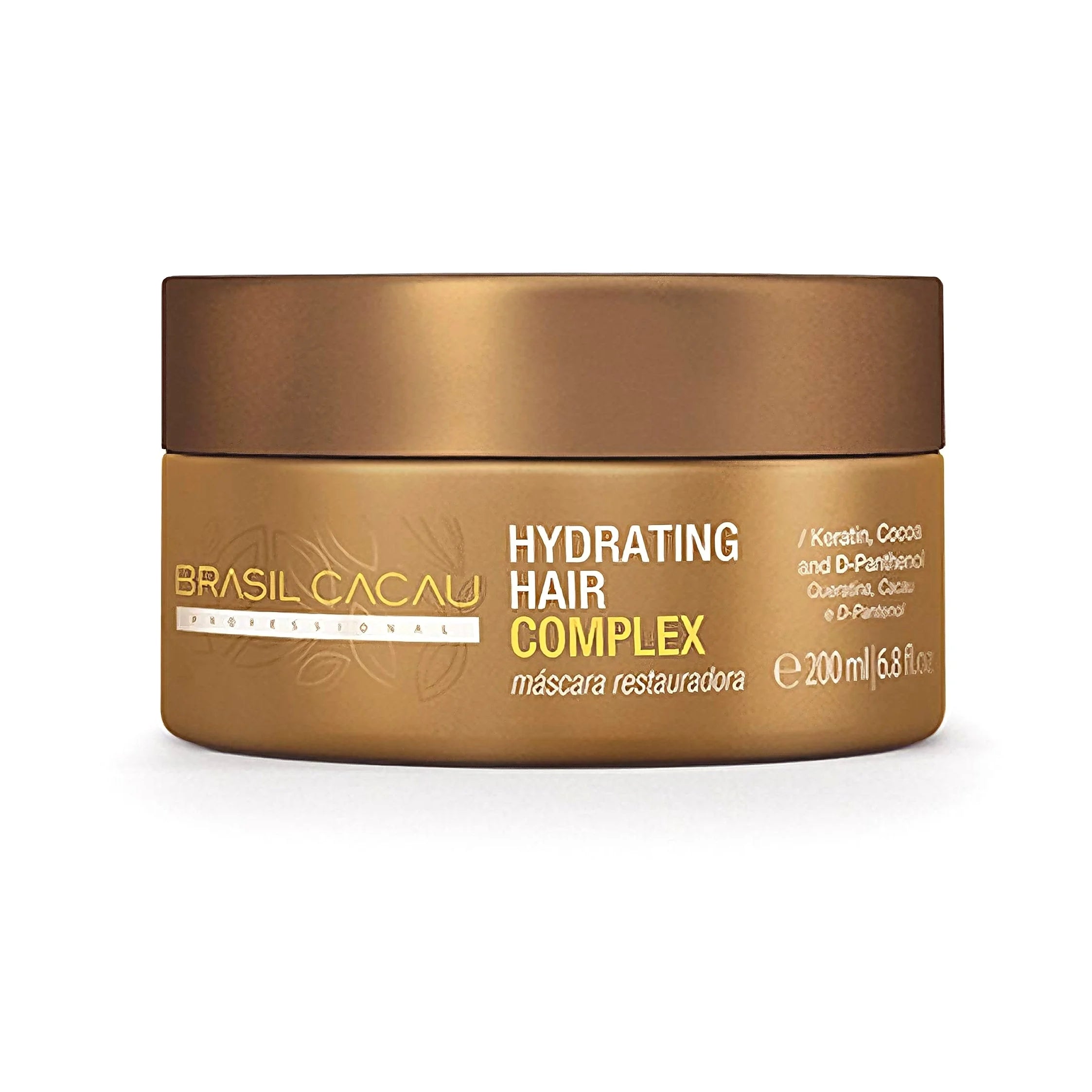 Brasil Cacau Hydrating Hair Complex Mask 200ml for deep hydration and nourishment