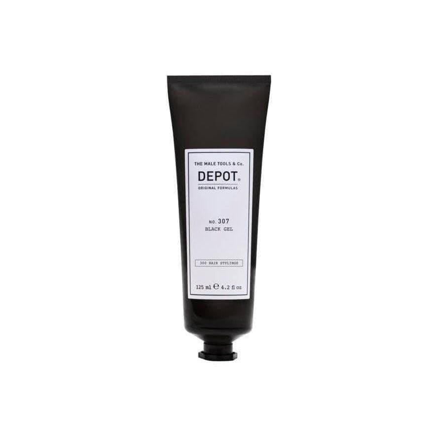 Depot N.307 Black Gel 125ml - Fixative Gel Black for confidently styled hair