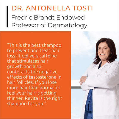 Dermatology professor endorses DS Laboratories Revita Anti Hair-Loss Shampoo - 205ml