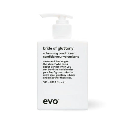 EVO Bride of Gluttony Volumising Conditioner white pump bottle 300 ml for hair volume