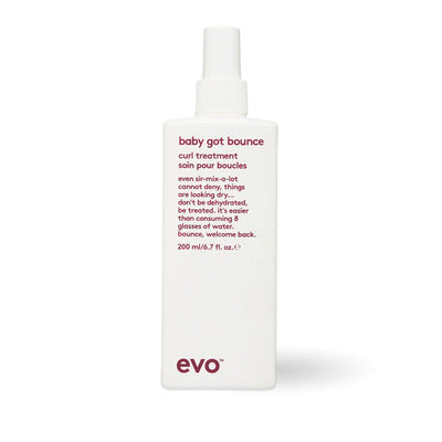 EVO Baby Got Bounce Curl Treatment white spray bottle for styling aid 200 ml