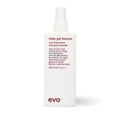 EVO Baby Got Bounce Curl Treatment white spray bottle for styling aid 200 ml