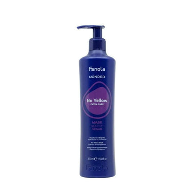 Fanola Wonder No Yellow Mask - Anti-Yellow Mask for Blonde Hair Extra Care
