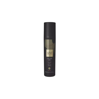 GHD Curly Ever After Curl Hold Spray: Black bottle for perfect curls & heat protection. Best curl hold spray by GHD.