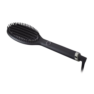 GHD Glide Hair Straightening Brush: Heated Brush for Smooth Hair, Anti-Frizz, Black Hair Brush