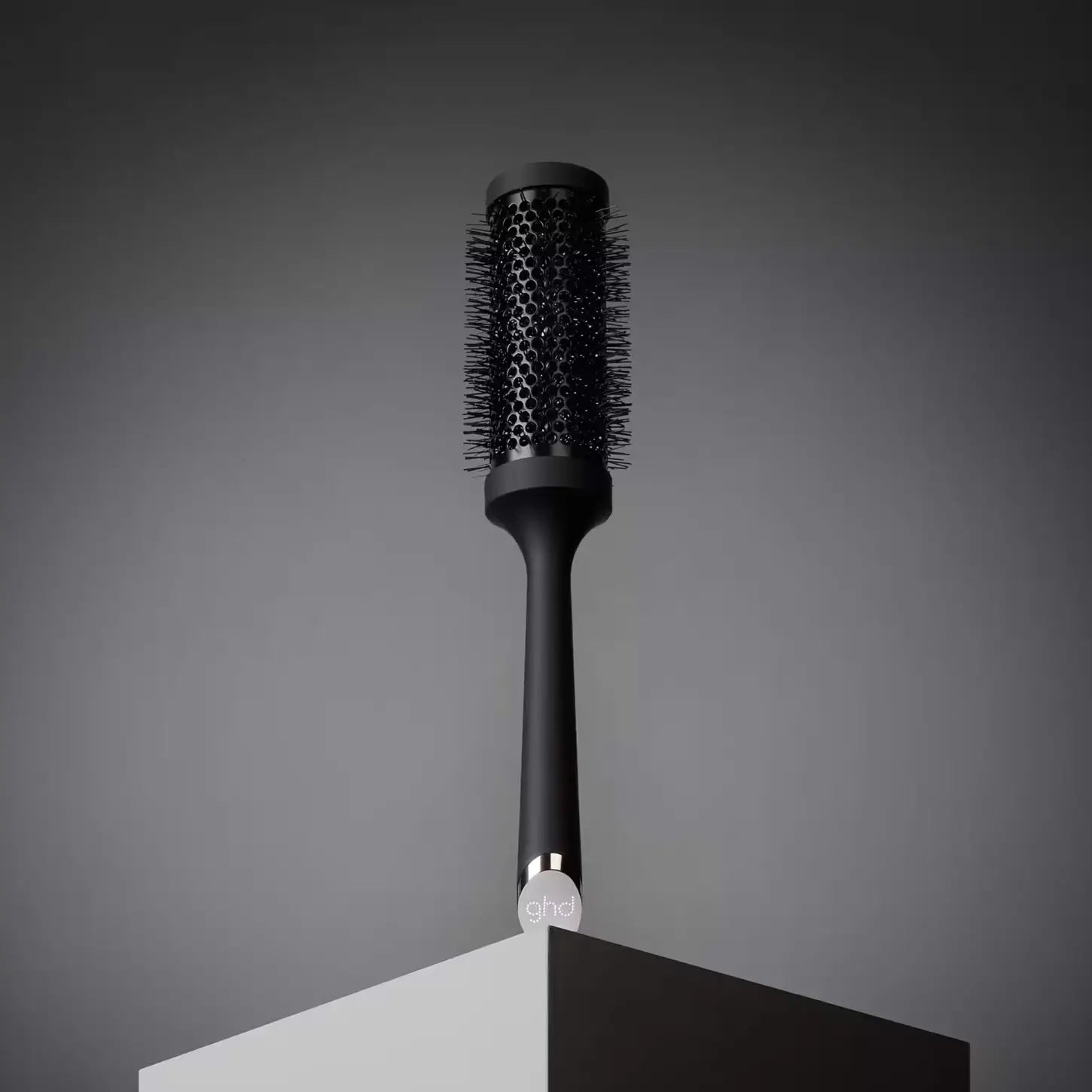 Round hair brush with bristles and long handle for ghd The Blow Dryer 45mm barrel