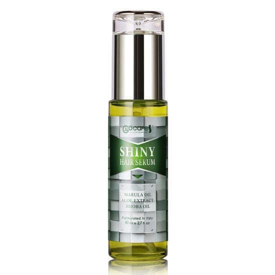 GoCare Shiny Hair Serum 80mI with Metallic Cap and Green-Tinted Argan Oil Enriched Liquid