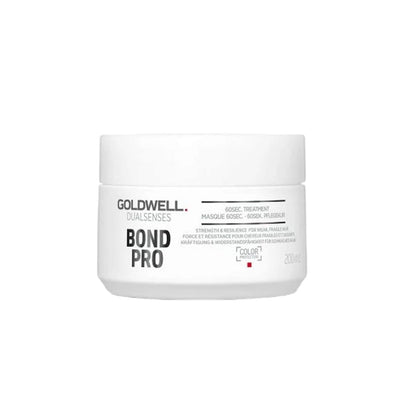 Goldwell Bond Pro 60 Second Treatment hair mask in white container for hair strength and resilience