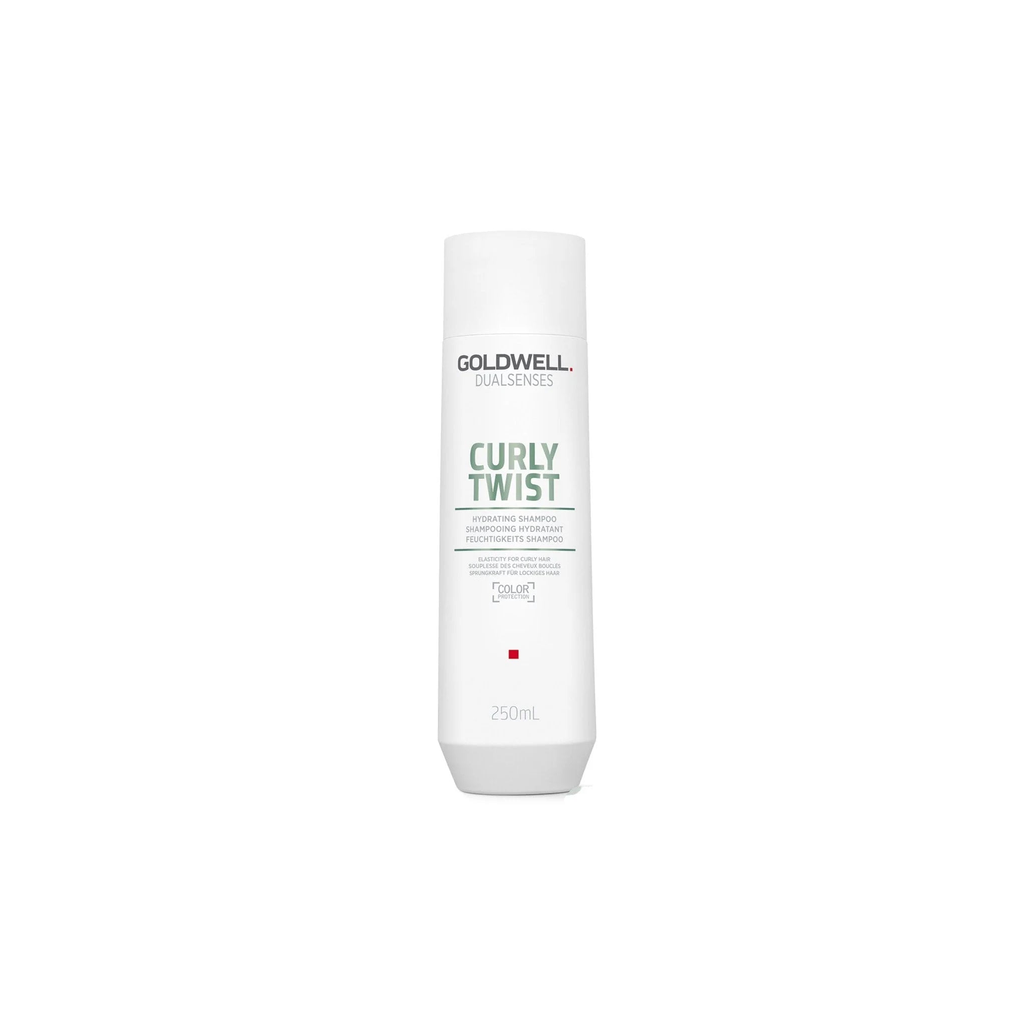 White bottle of Goldwell Dualsenses Curls & Waves Hydrating Shampoo for curly hair