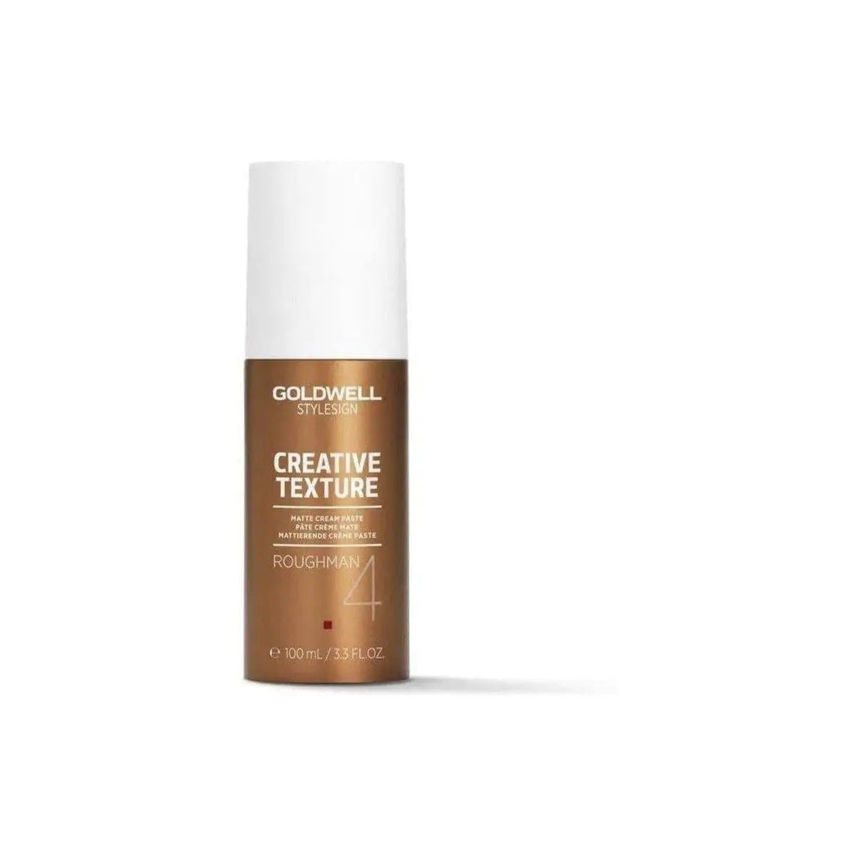 Goldwell Roughman Matte Cream Styling Paste - 100ml bottle labeled ‘Goldwell Stylesign 4’