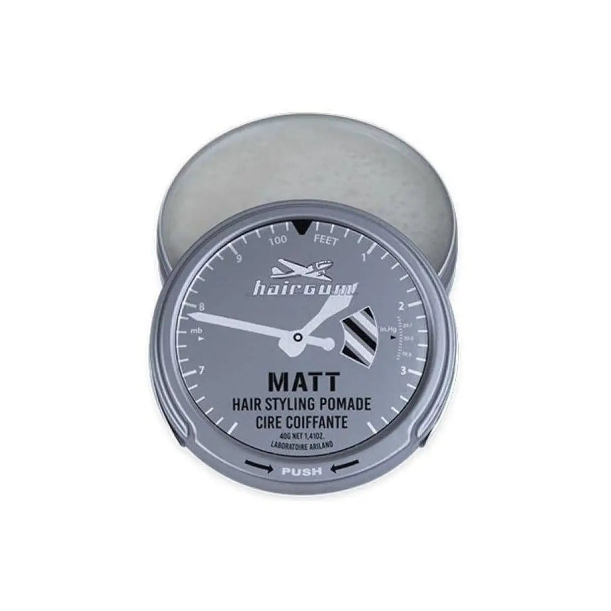 Hairgum Matt Hair Styling Pomade 40g - Strong Hold Matte Finish - Shampoo