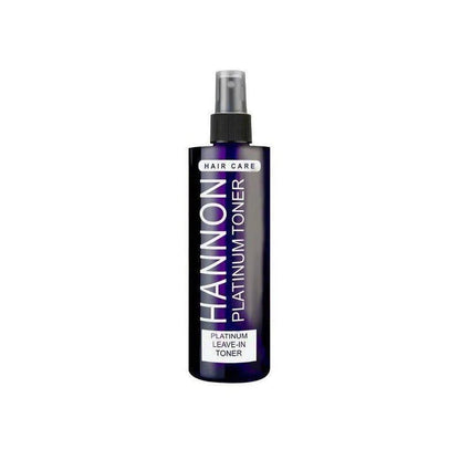 Hannon Platinum Leave-In Toner 270ml bottle of lanon hair spray - partnershairdesign