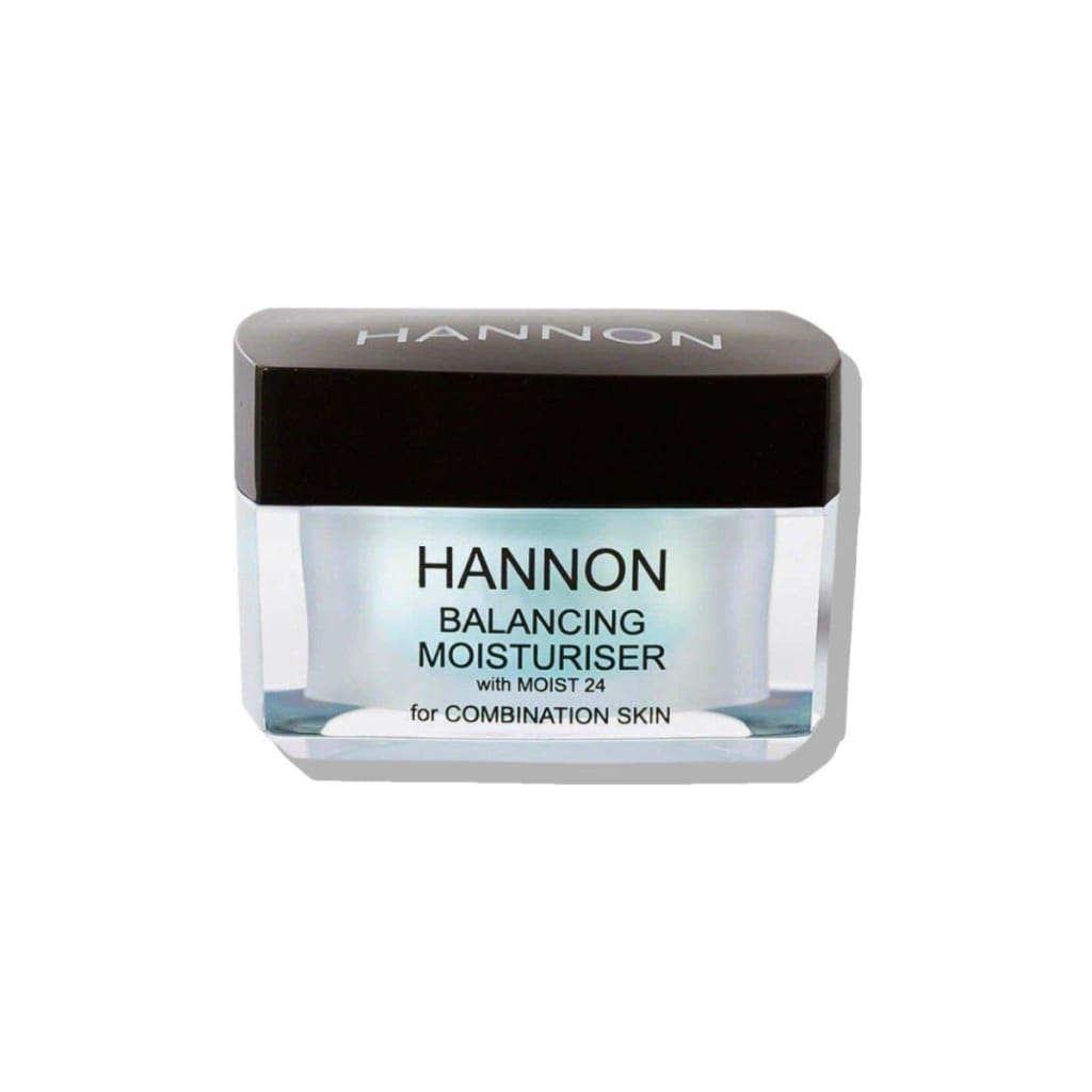 Hannon Balancing Moisturiser hydrates dry areas for combination skin, 50ml jar