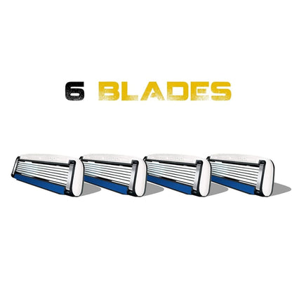 HeadBlade HB6 Six Blade 4ct Kit - Shampoo