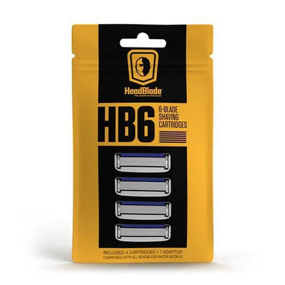 HeadBlade HB6 Six Blade 4ct Kit - Shampoo