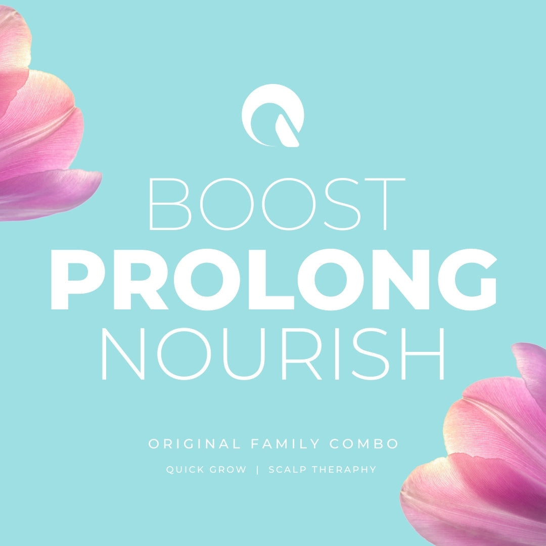 Hydration and repair benefits for Quick Grow Original Family Combo