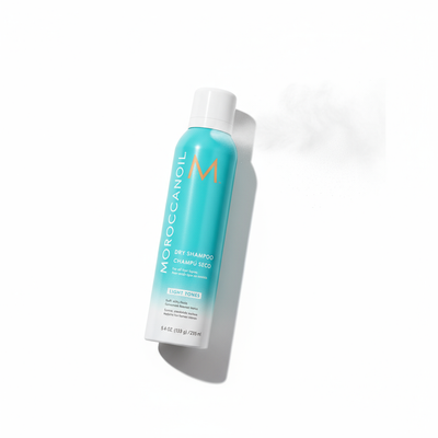 Moroccanoil Dry Shampoo Light Tones — refreshes blonde and light hair with argan oil and no white residue