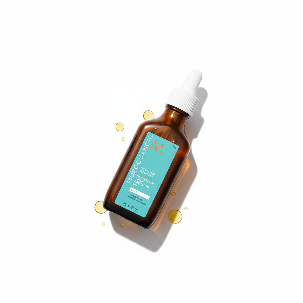 Moroccanoil Oily Scalp Treatment - Artistic with droplets