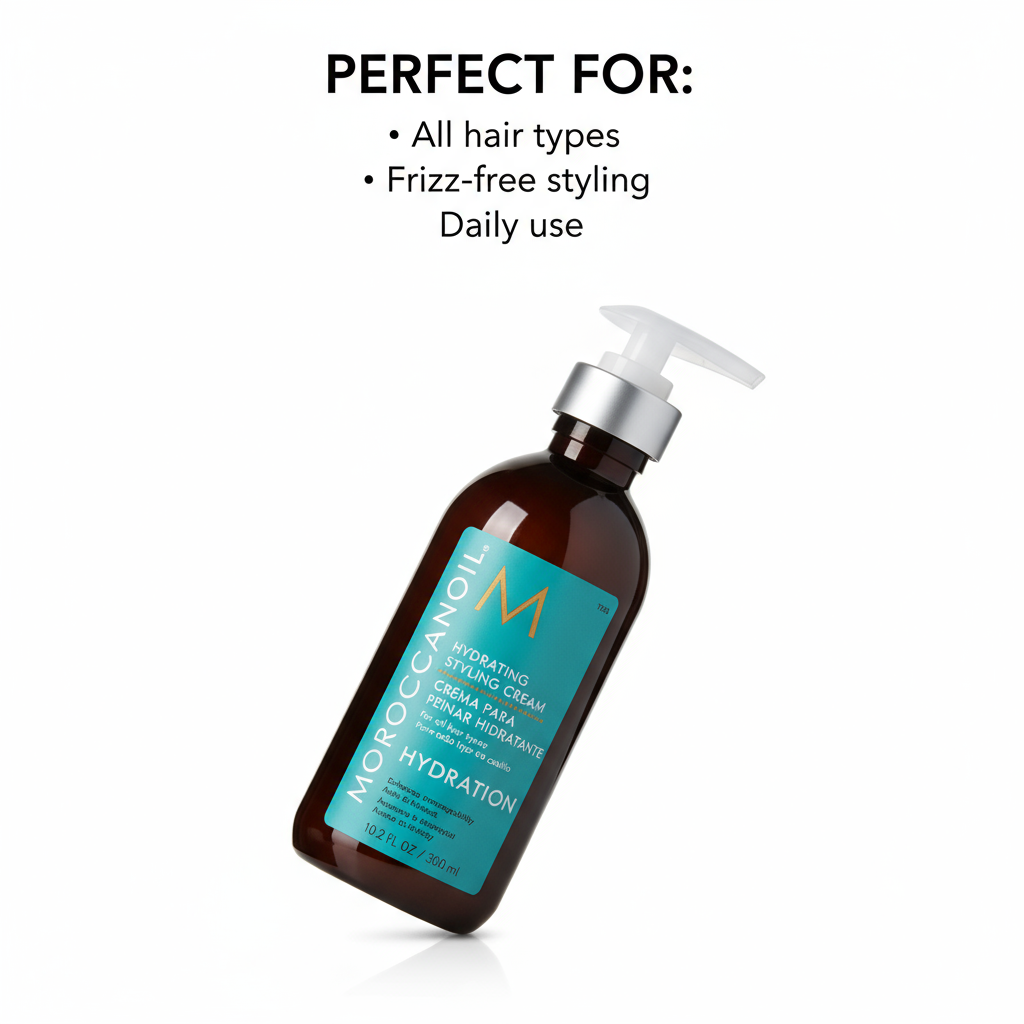 Moroccanoil Hydrating Styling Cream 300ml - Perfect For