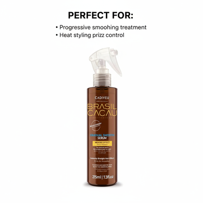 Brasil Cacau Gradual Smooth Serum 215ml - Anti Frizz Hair Serum