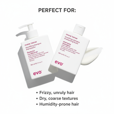 EVO Mane Tamer Complete Smoothing Bundle - 2-Step Frizz Control System
