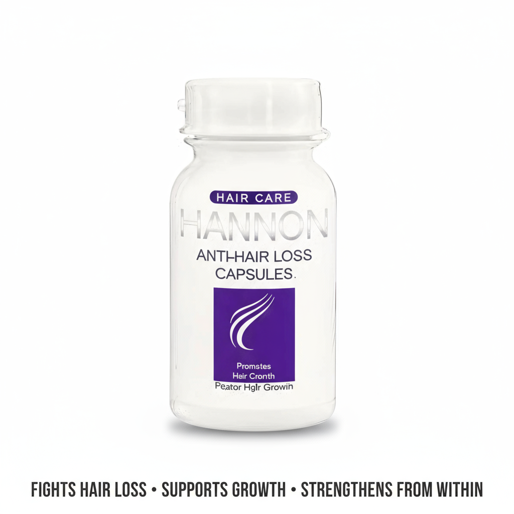 Hannon Anti-Hair Loss Capsules - Drop shadow with benefits