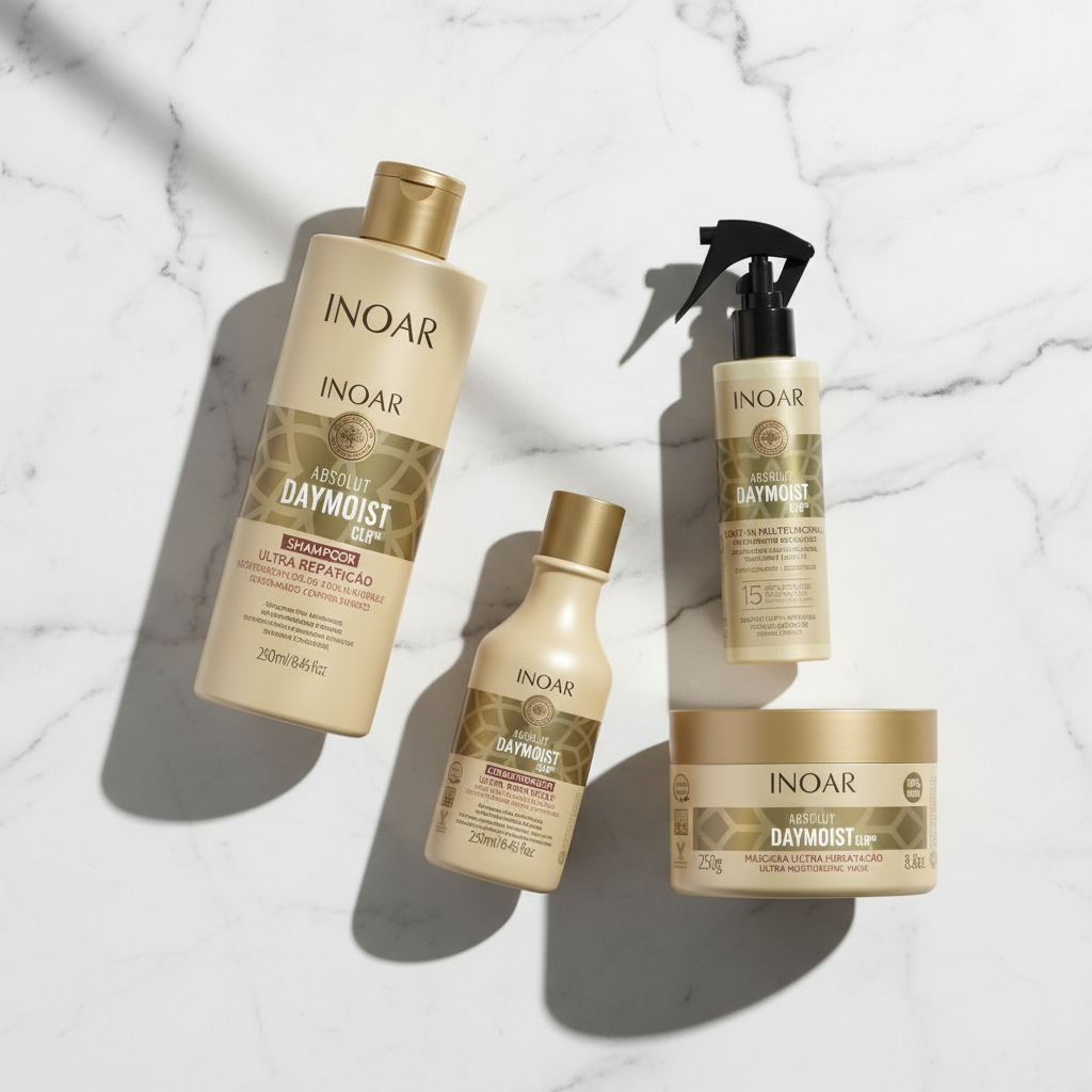 Inoar Daymoist Ultimate 4-Step System Bundle - Deep Hydration & Repair