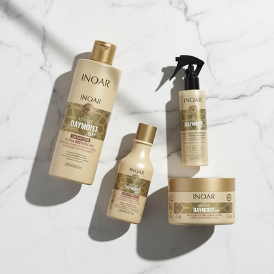 Inoar Daymoist 4-Step Ultimate Bundle — Deep Hydration & Repair System