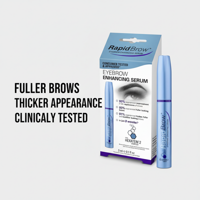 RapidBrow Eyebrow Enhancing Serum - Fuller Thicker Brows, Clinically Tested Formula