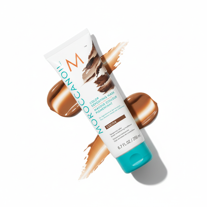 Moroccanoil Color Deposit Mask Cocoa - Artistic with smears