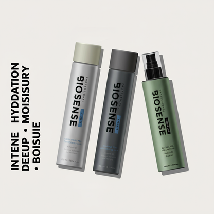 Biosense Shampoo & Conditioner Hydrate Bundle With Free Create Lift Spray