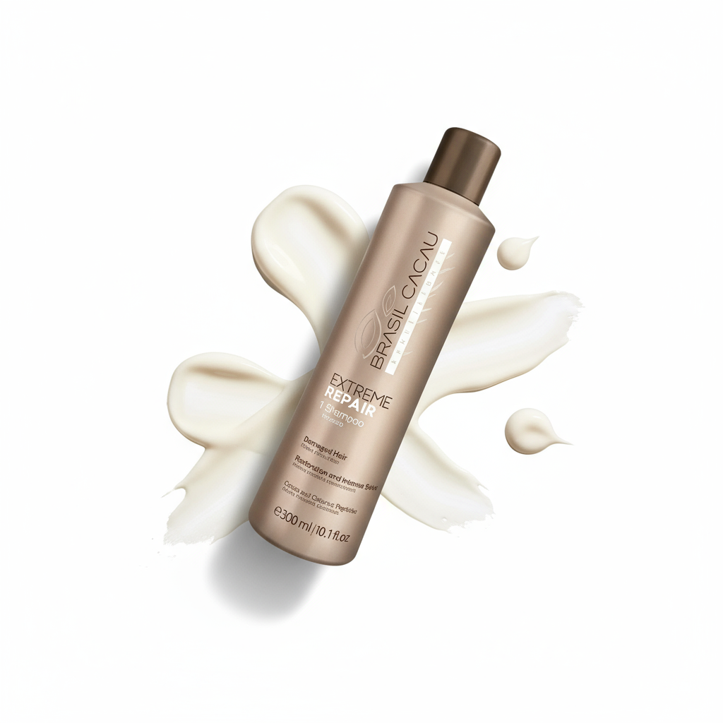 Brasil Cacau Extreme Repair Shampoo - Hair Repair Shampoo 300ml