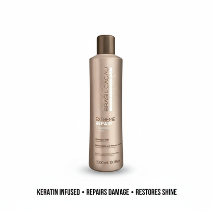 Brasil Cacau Extreme Repair Shampoo - Hair Repair Shampoo 300ml