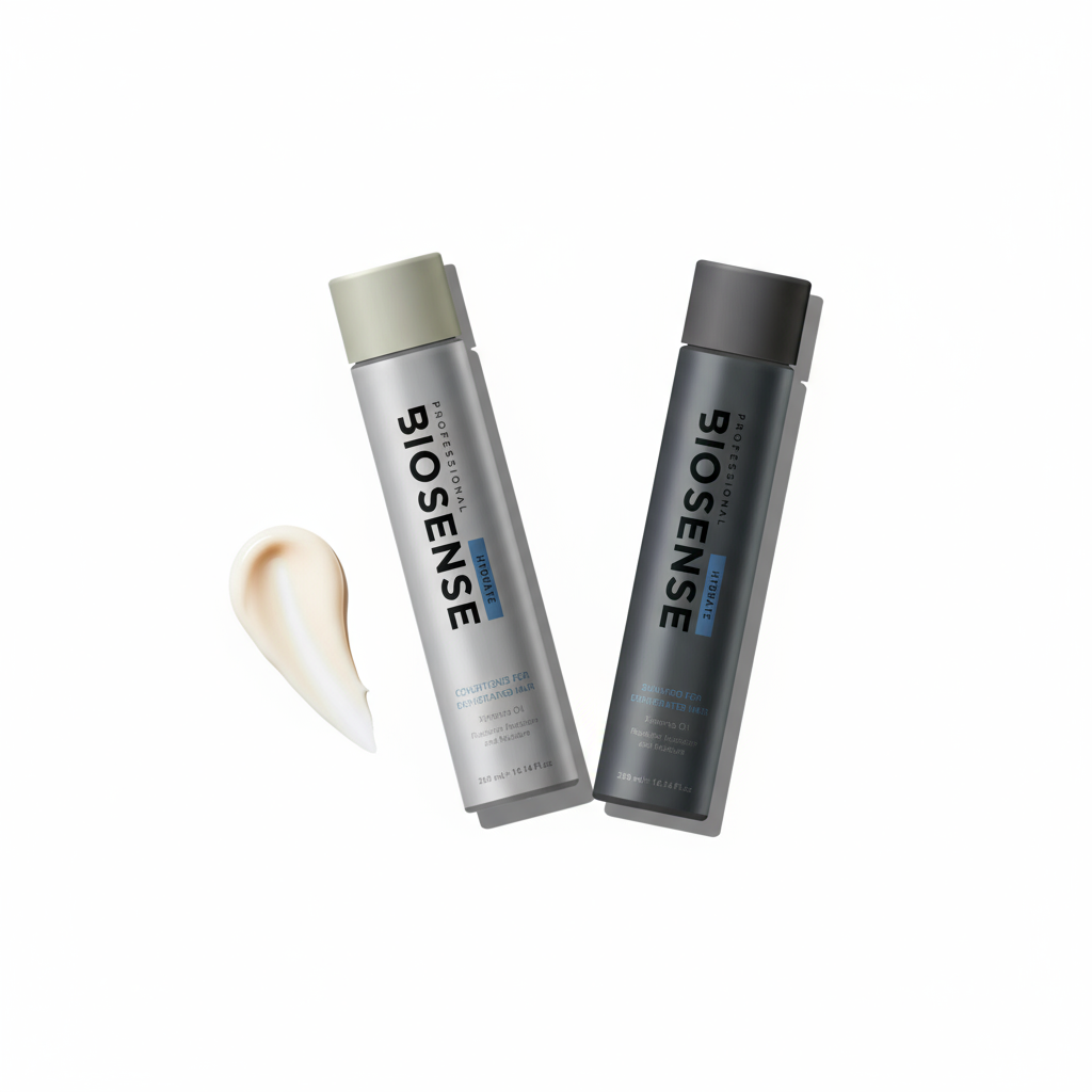 Biosense Shampoo & Conditioner Hydrate Bundle With Free Create Lift Spray