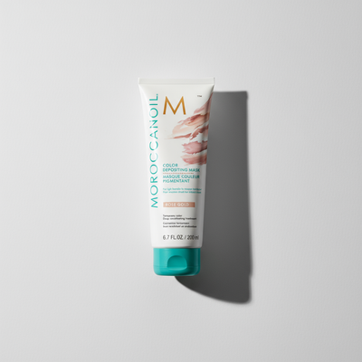 Moroccanoil Color Deposit Mask Rose Gold - Dramatic shadow