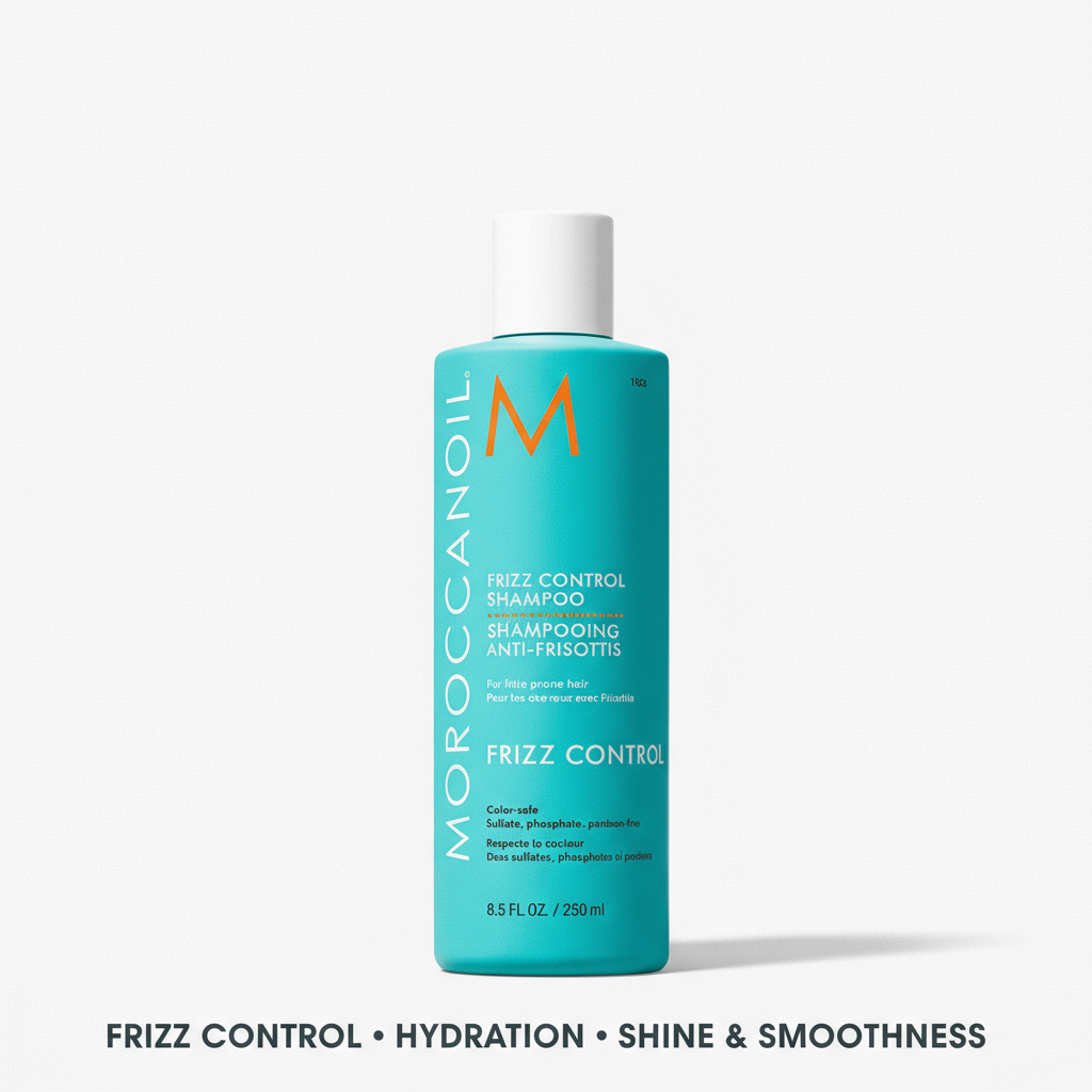 Moroccanoil Frizz Control Shampoo - Drop shadow with benefits