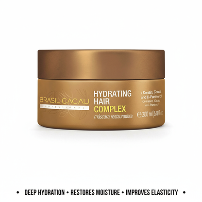 Brasil Cacau Hydrating Hair Complex Mask - Deep Conditioning Treatment 200ml